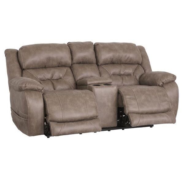 HomeStretch Enterprise Casual Power Reclining Console Loveseat Darvin